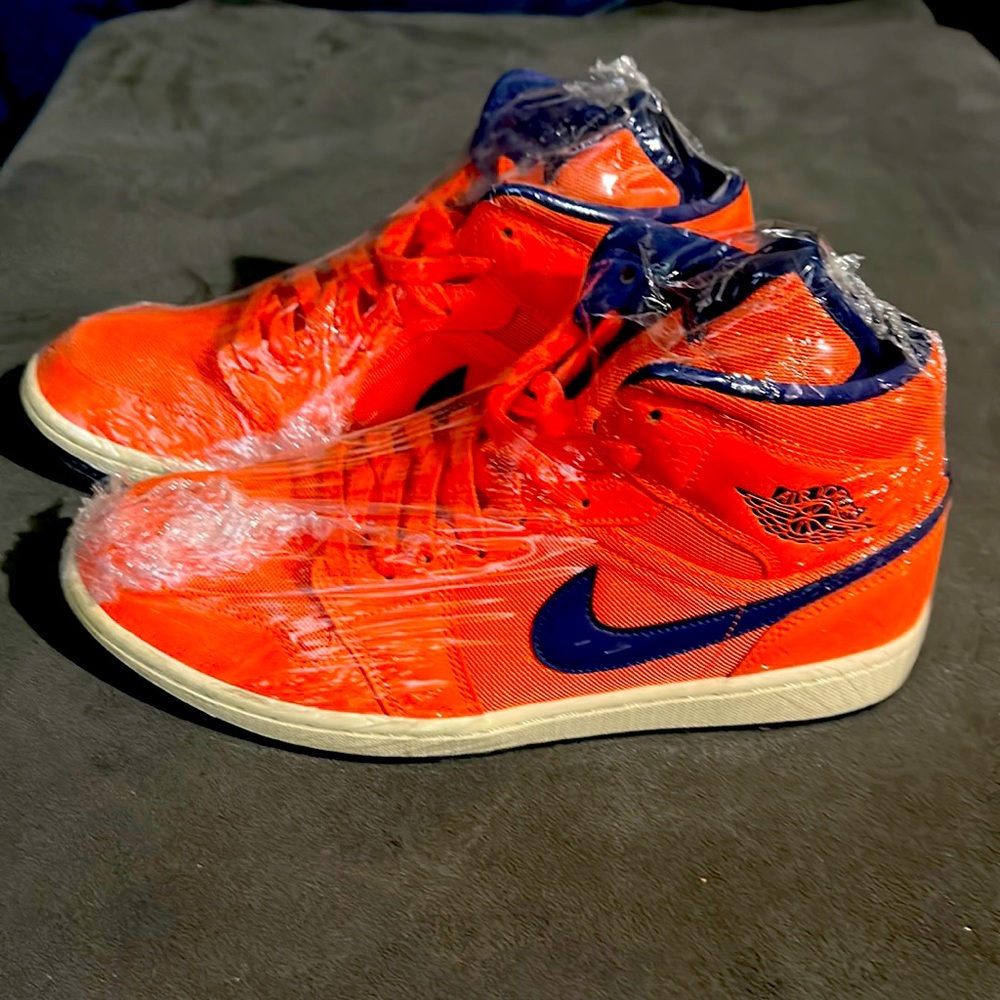 Nike Air Jordan 1 Turf Orange near New Sz 10.5